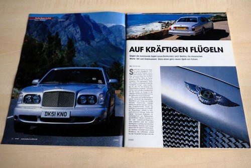 Mot 2002 bentley arnage t - arnage,