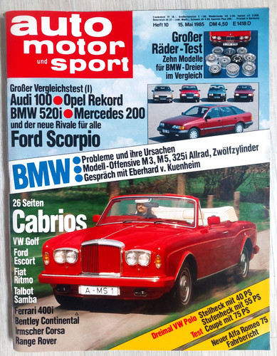 Auto motor sport - auto, 10/85