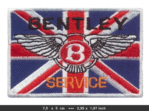 Bentley service aufnäher - bentley,